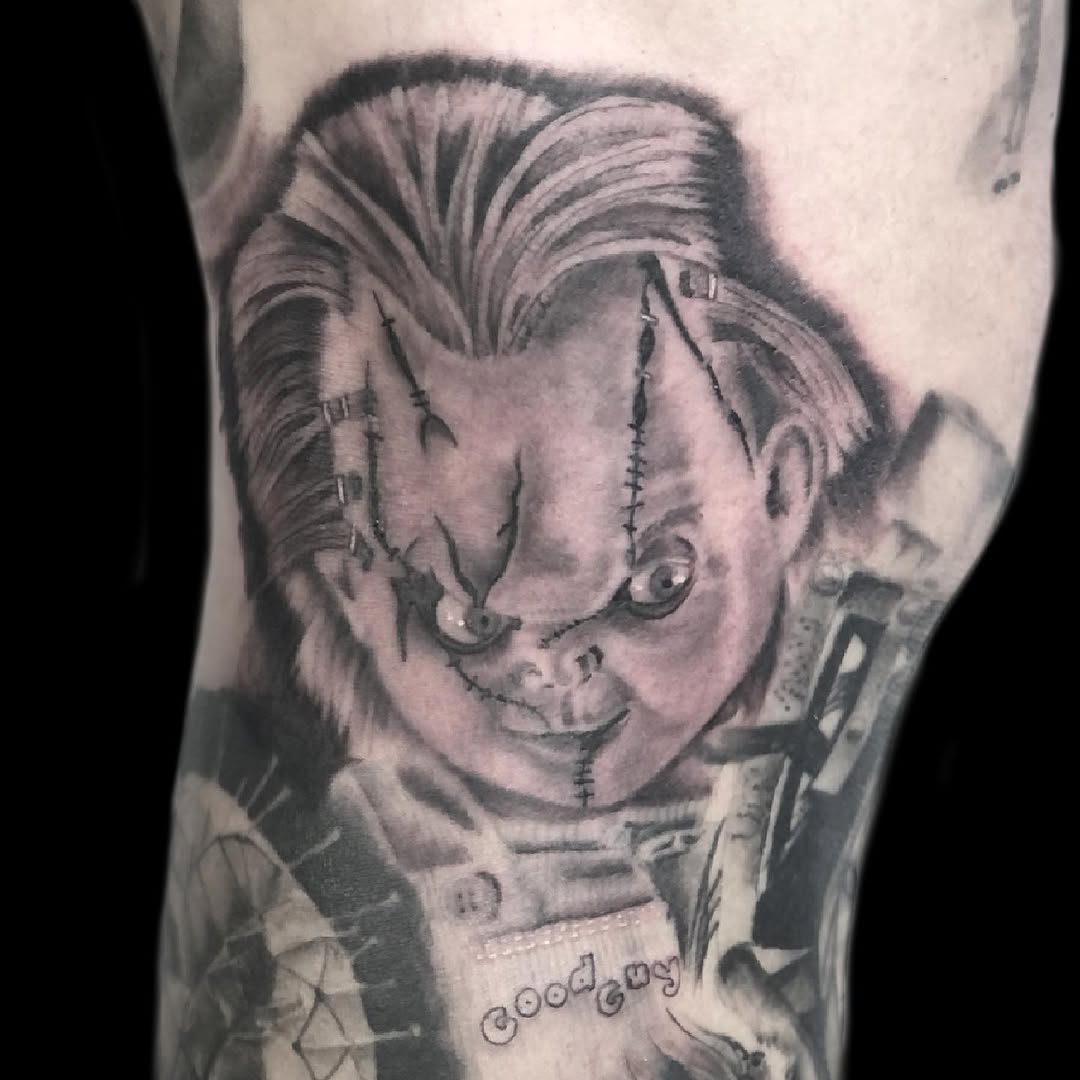 Tattoo by @jbettker_tattoos — realism, black_and_grey