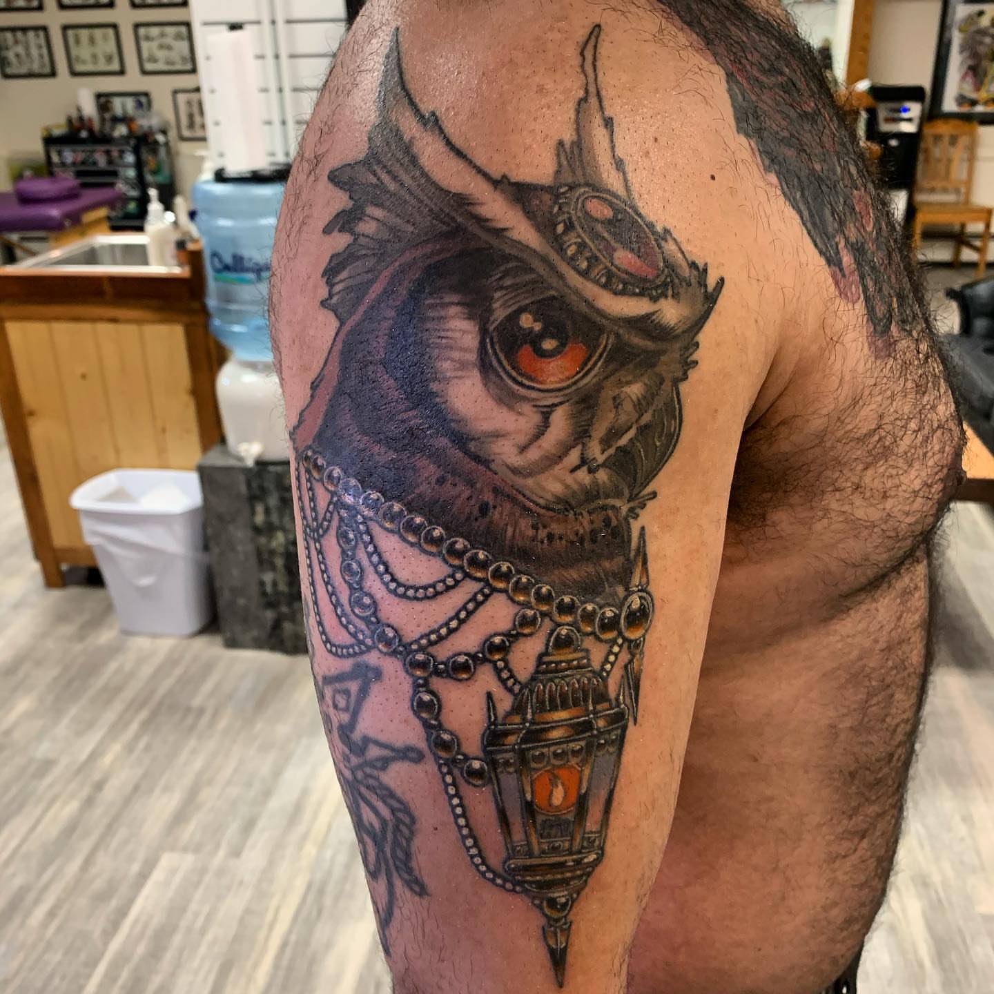 Tattoo by @fabianbaigueratattoo — realism, dark_realism