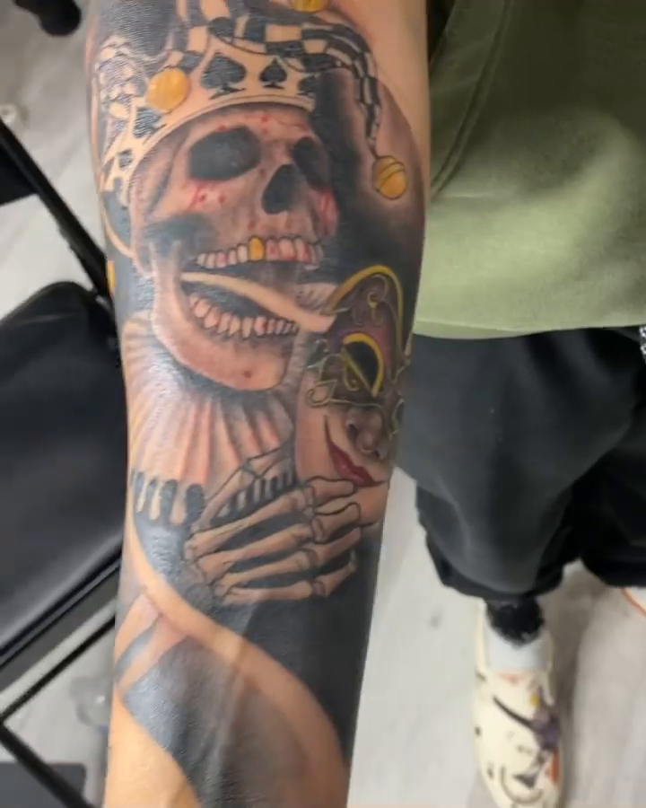 Tattoo by @lewylew_tattoo — realism, black_and_grey
