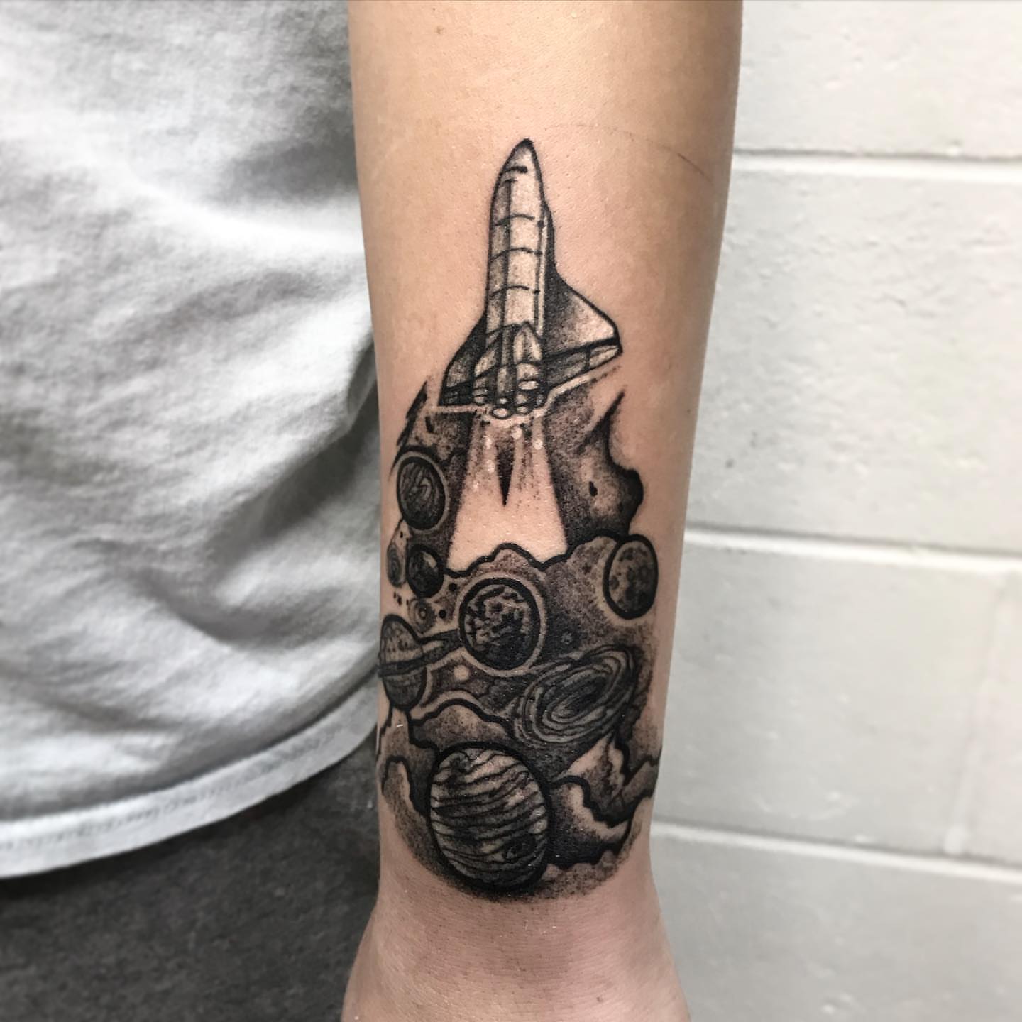 Tattoo by @sv3ink — black_and_grey, realism