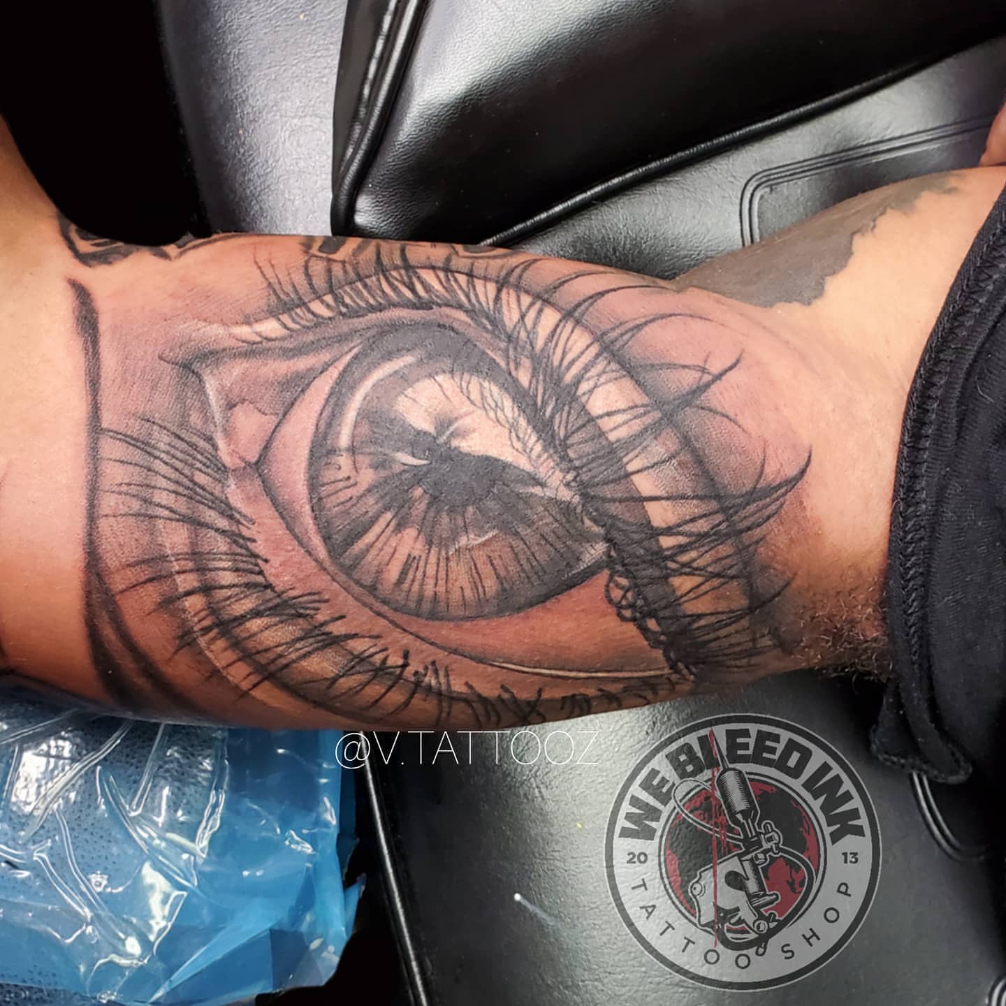 Tattoo by @v.tattooz — realism, black_and_grey