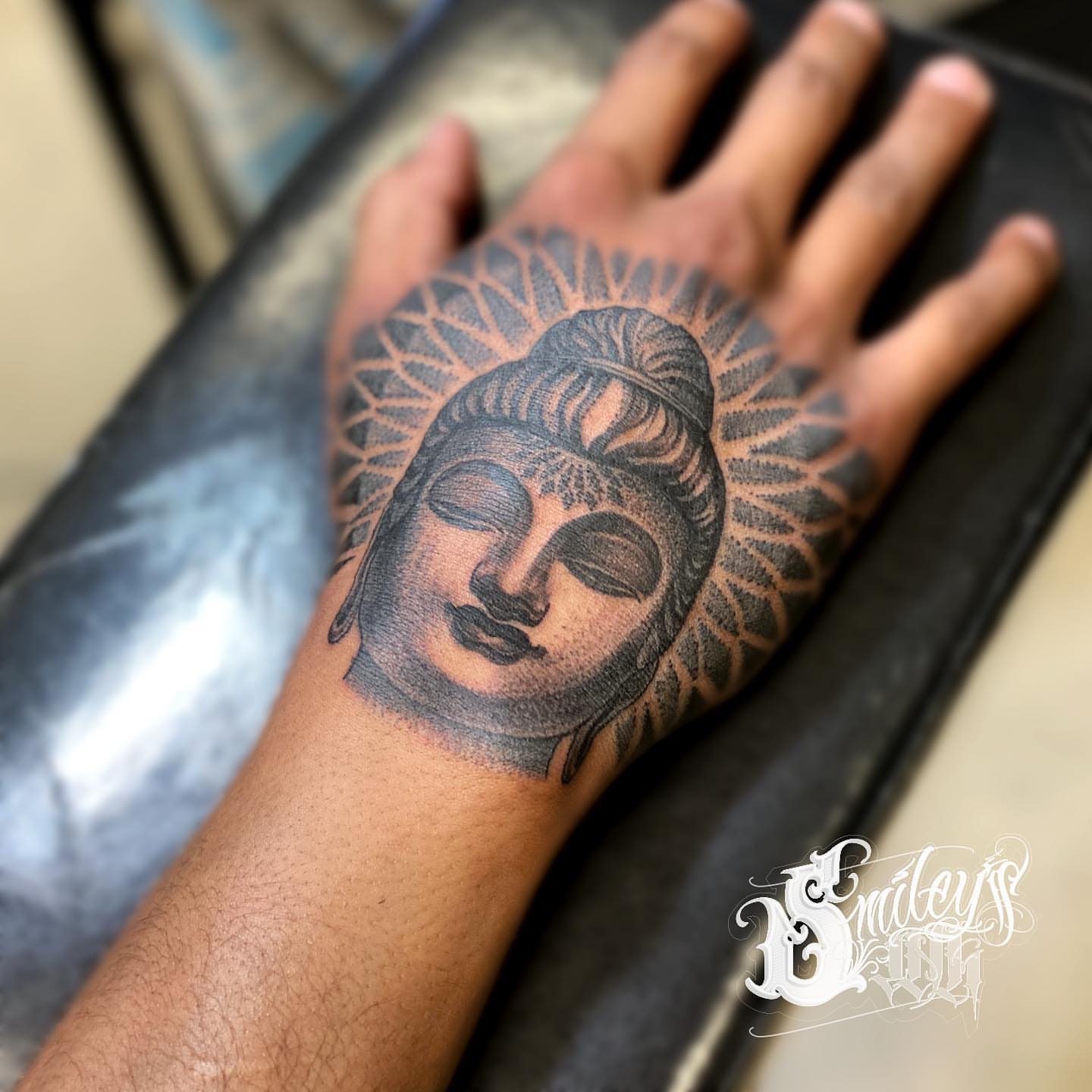 Tattoo by @smileys_ink — black_and_grey