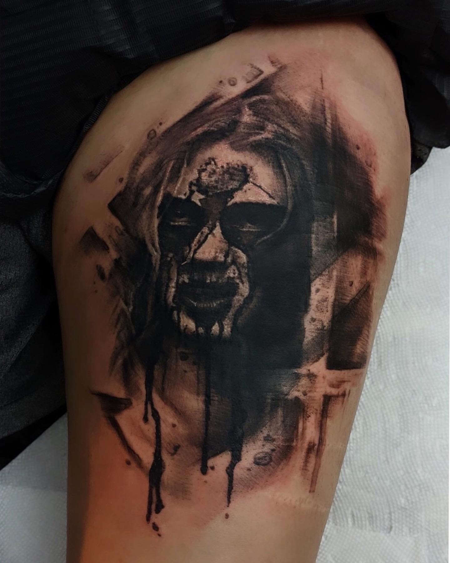 Tattoo by @allituttle — dark_realism
