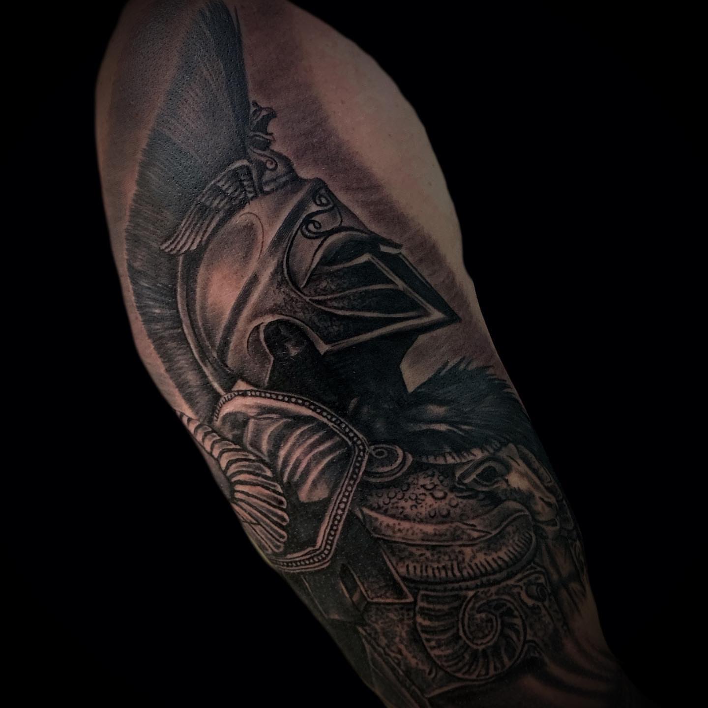 Tattoo by @anthonyclesceritattoo — black_and_grey, realism