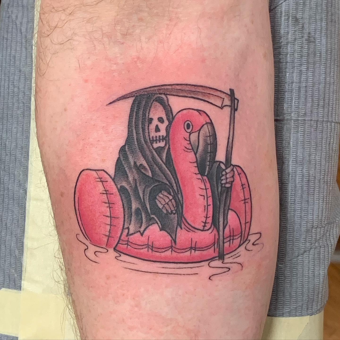 Tattoo by @downtowndb13 — american_traditional, dark_realism