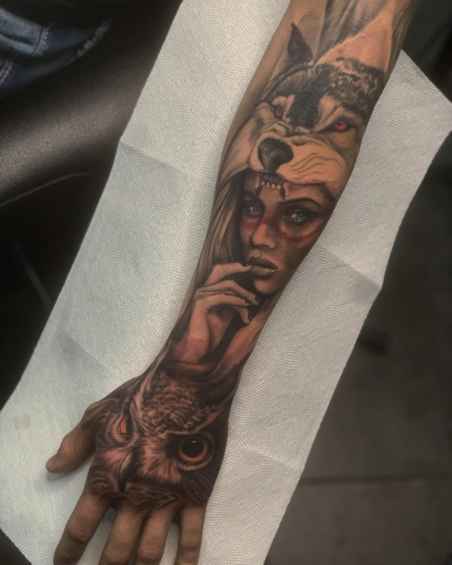 Tattoo by @bradbodenbendertattoos — realism, dark_realism