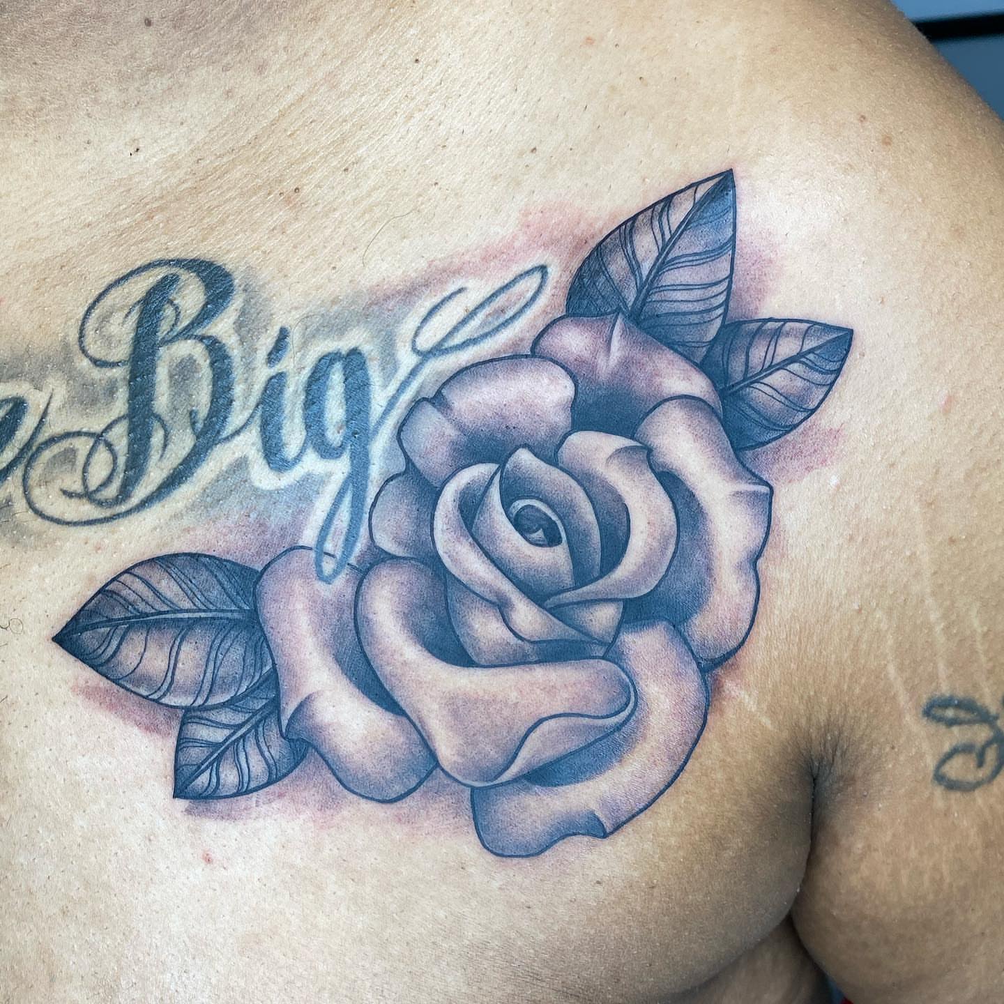 Tattoo by @mrlanecollins — black_and_grey