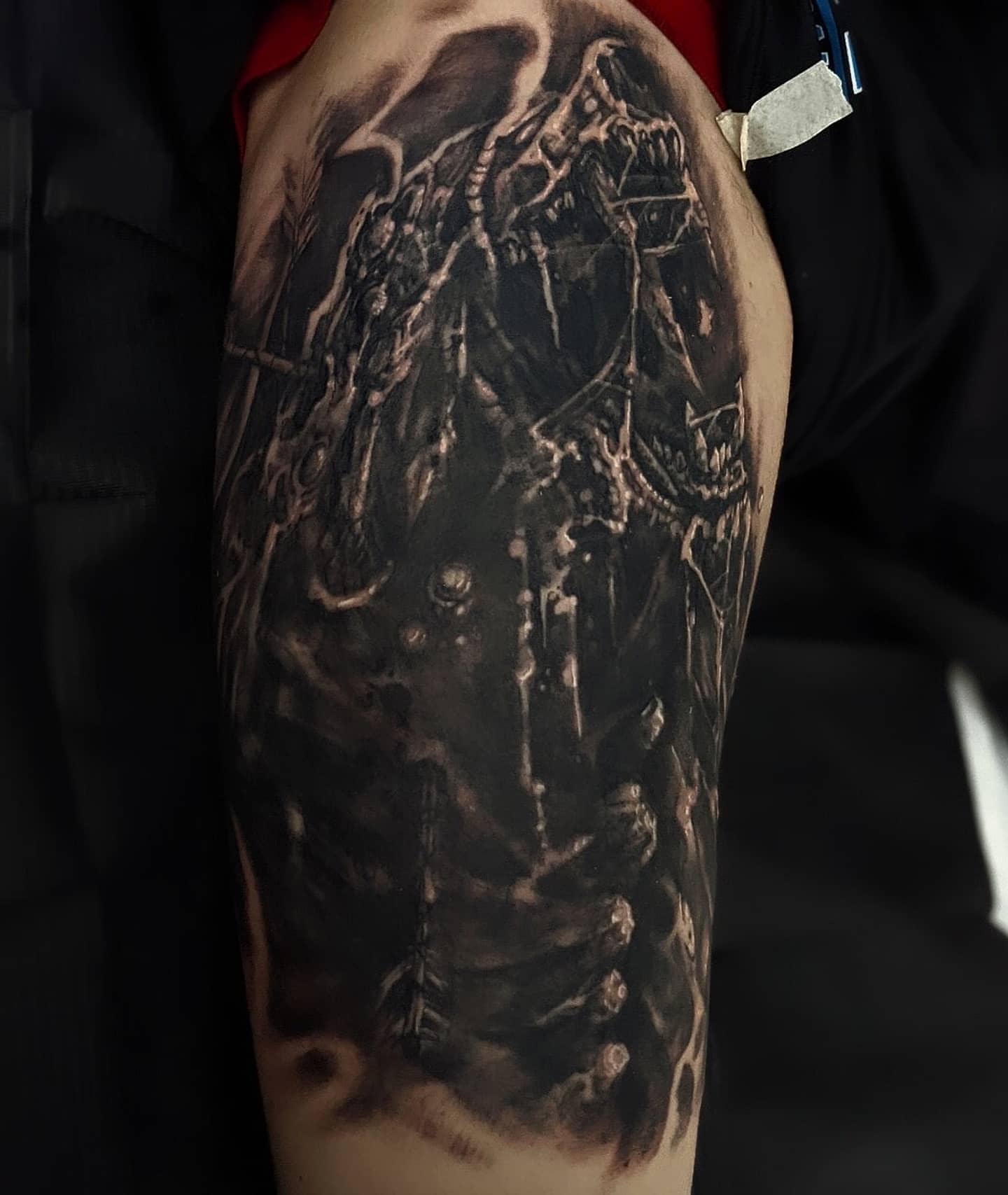 Tattoo by @allituttle — black_and_grey, realism