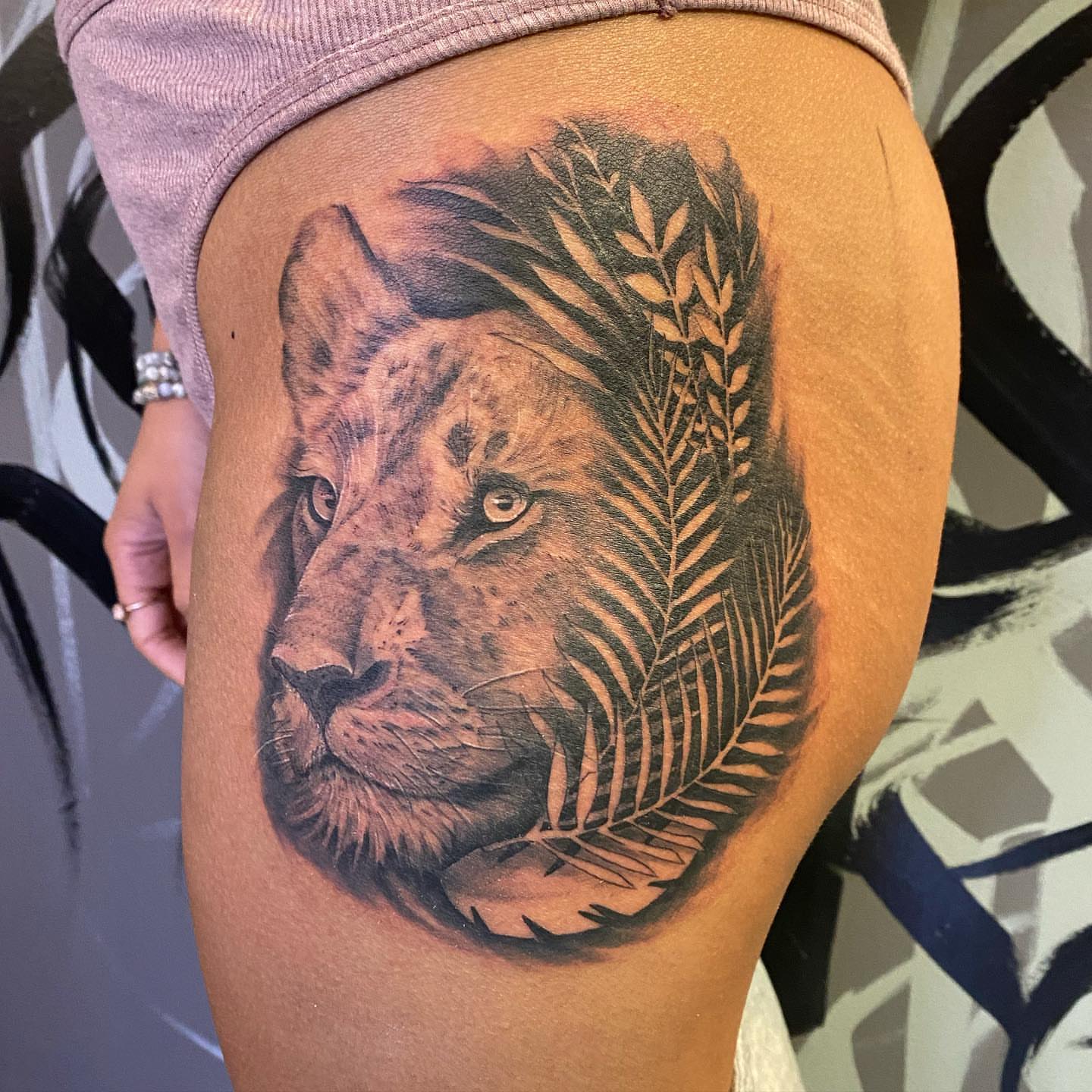 Tattoo by @ambergram_chicago — realism, black_and_grey