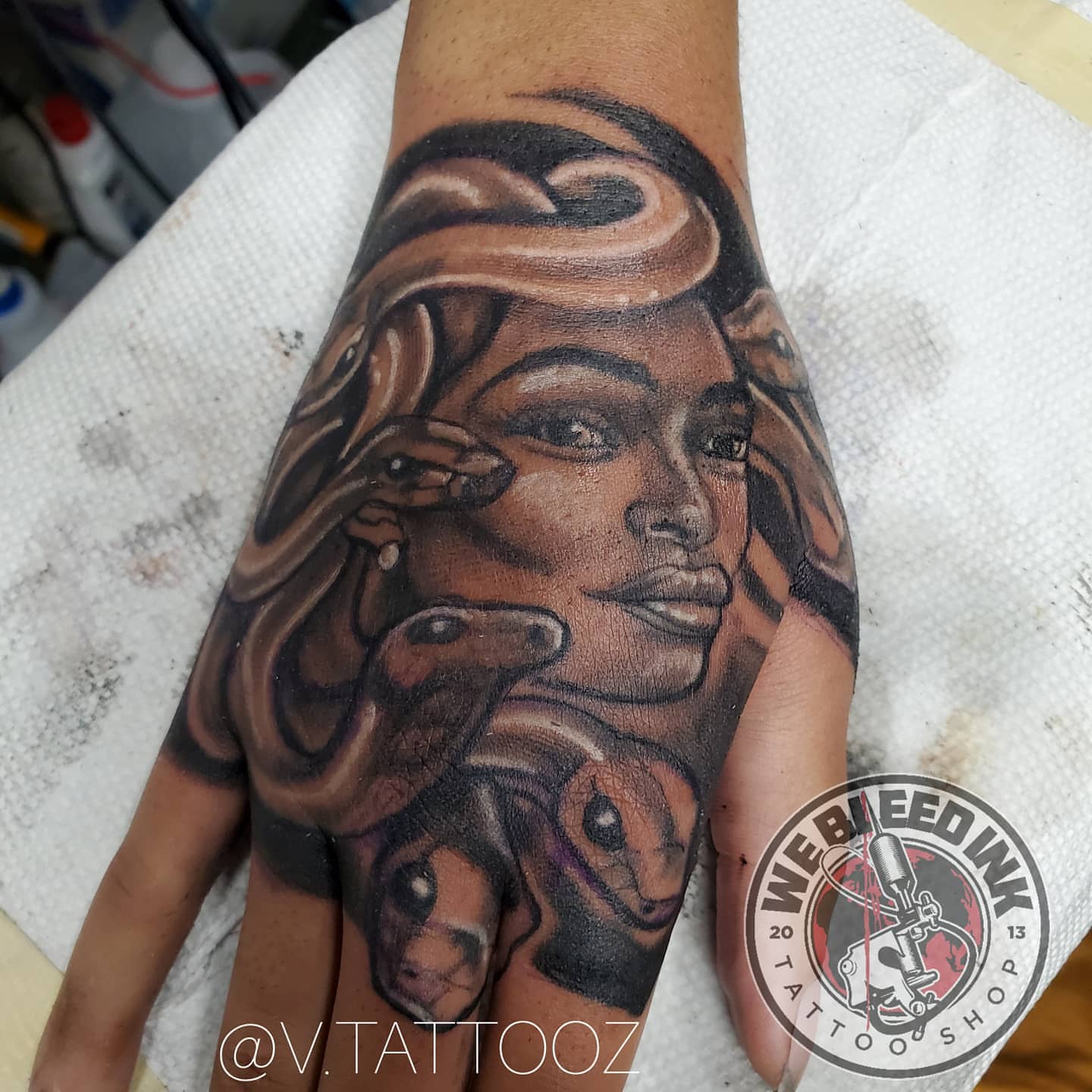 Tattoo by @v.tattooz — realism, black_and_grey