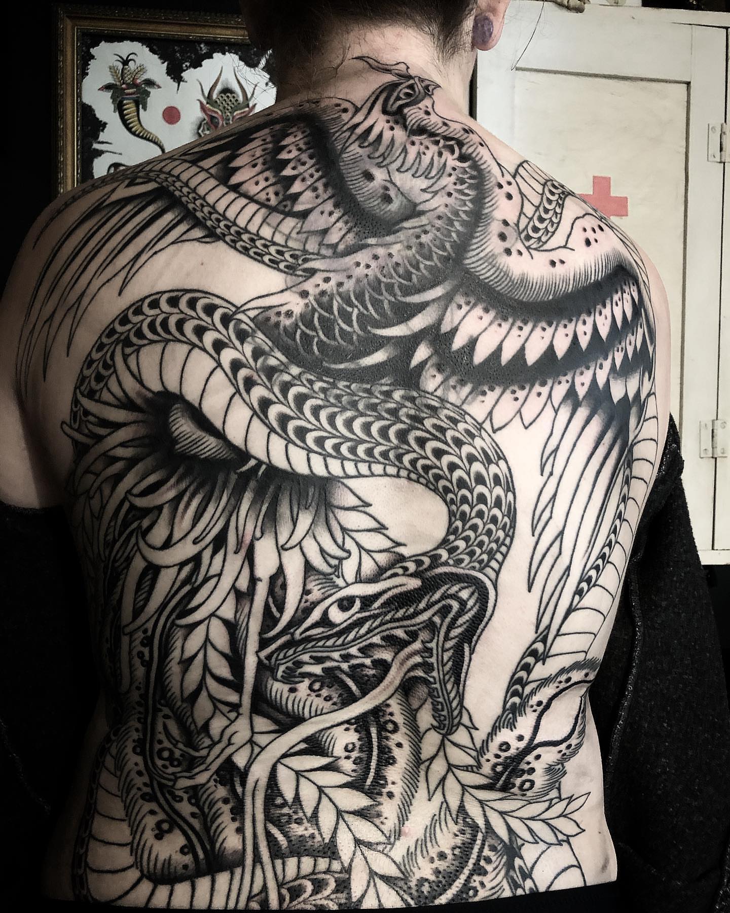 Tattoo by @jaybreentattooer — black_and_grey, realism