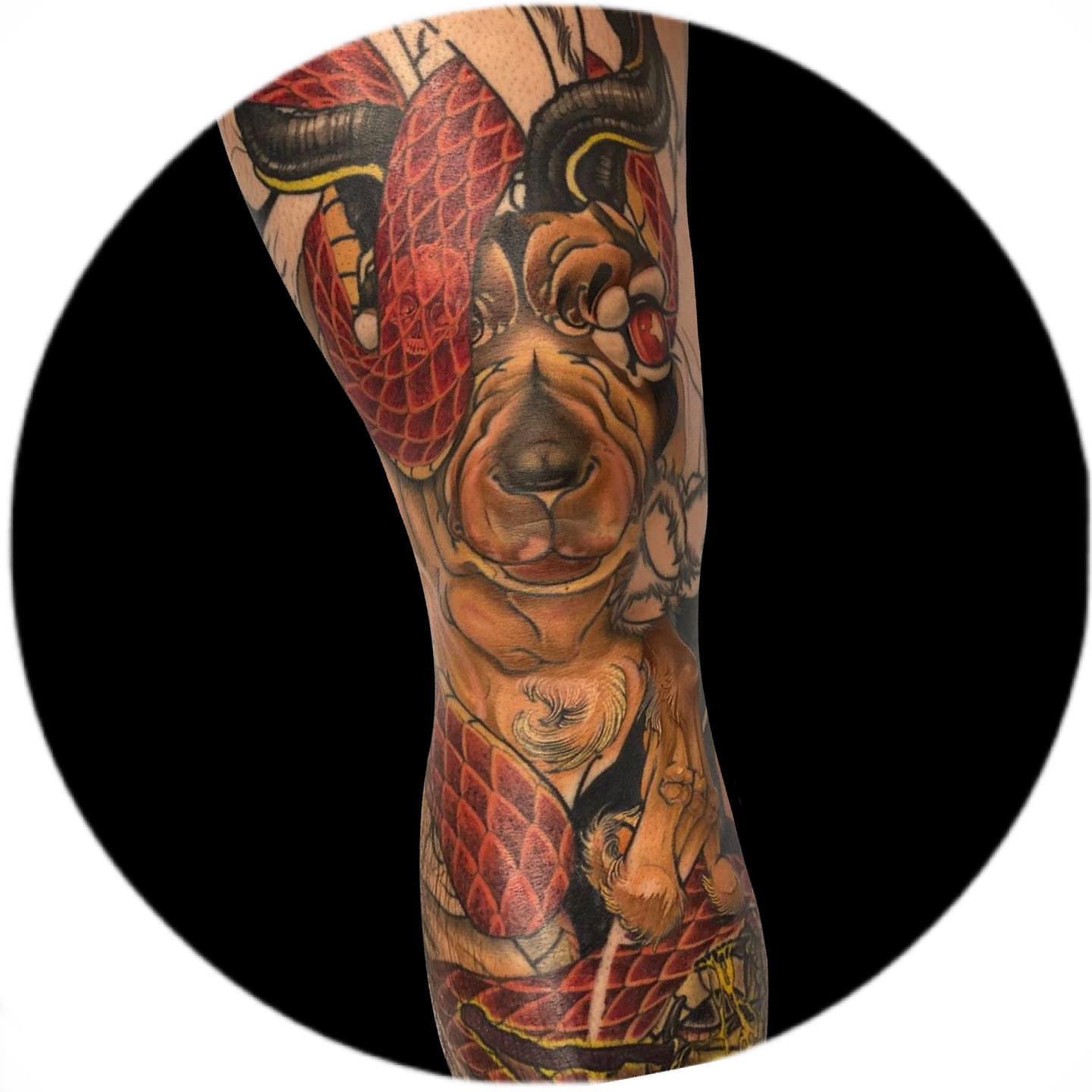 Tattoo by @ethereal.lady.hawk — american_traditional, realism