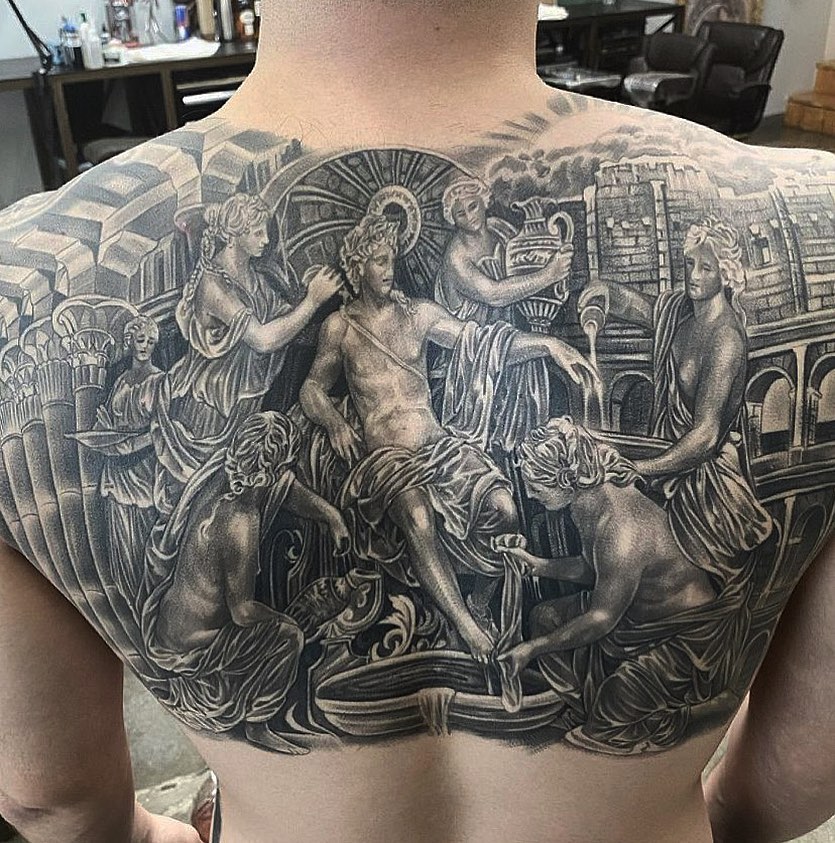 Tattoo by @jakemasri โ black_and_grey, realism