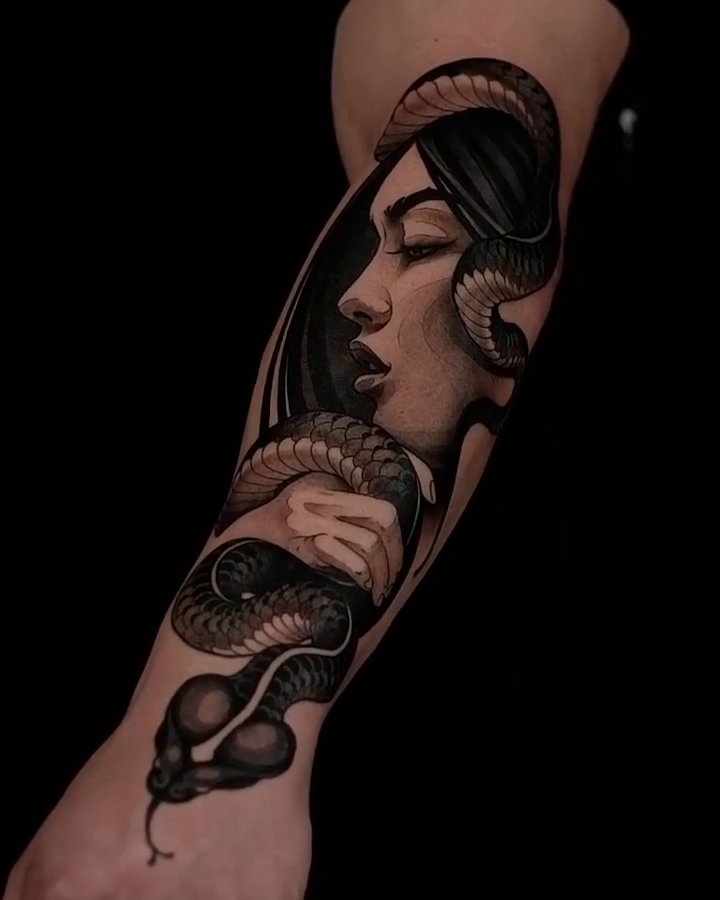 Tattoo by @michaeljtattoos — realism, black_and_grey