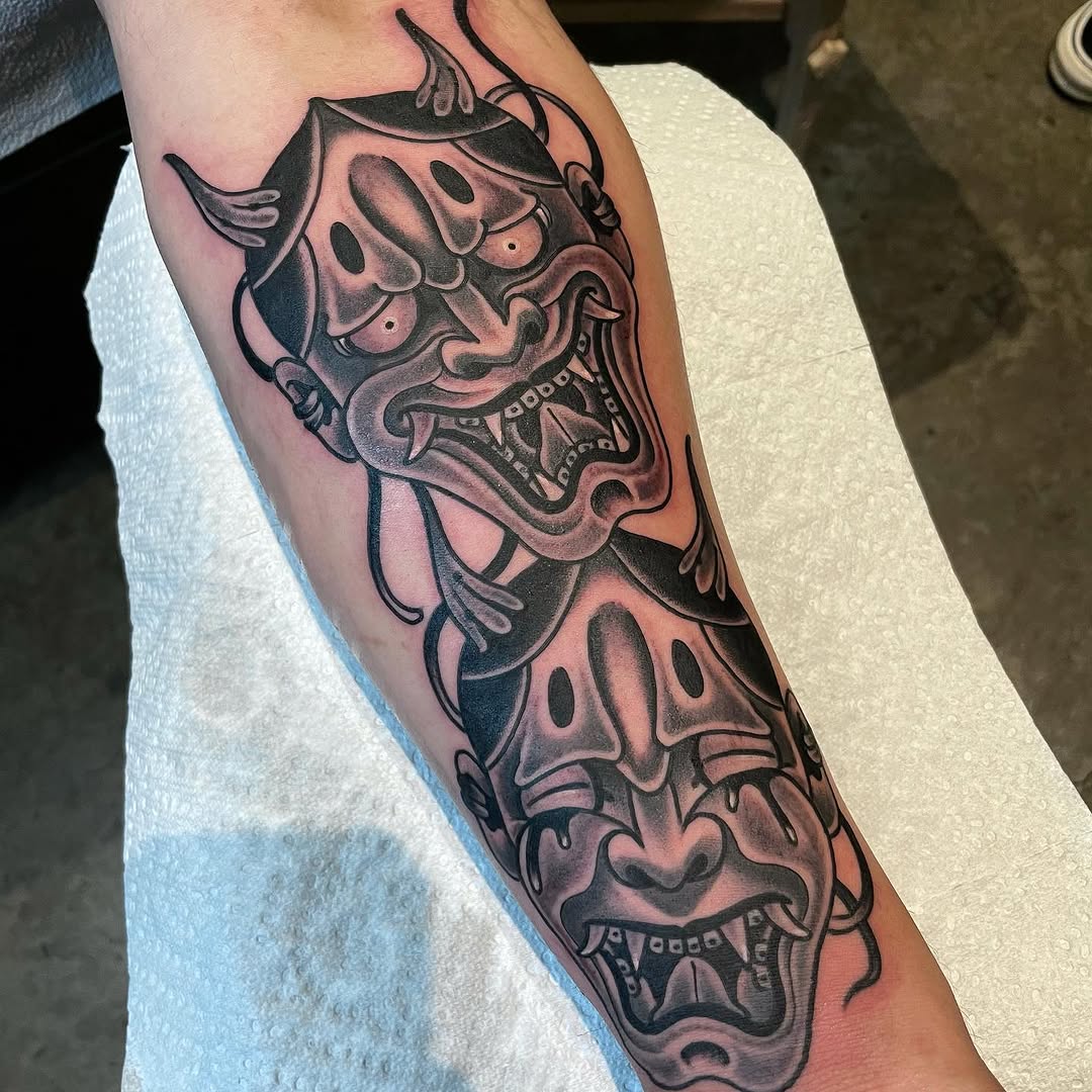 Tattoo by @tony_medellintattoo — japanese_irezumi, black_and_grey