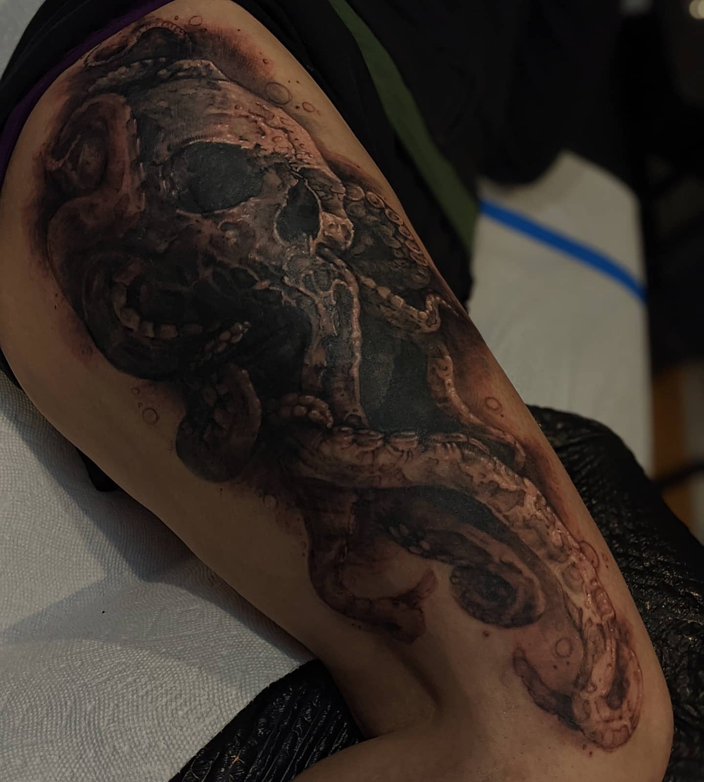 Tattoo by @allituttle — realism, dark_realism