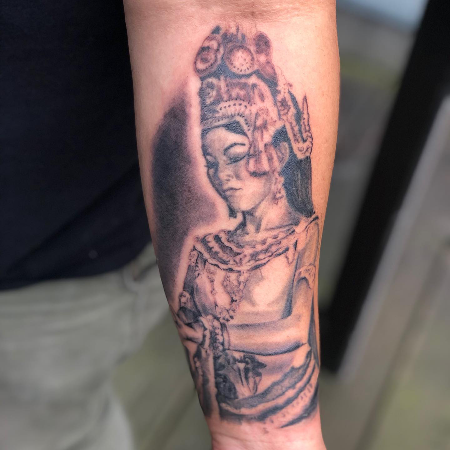 Tattoo by @artbysang — black_and_grey, realism