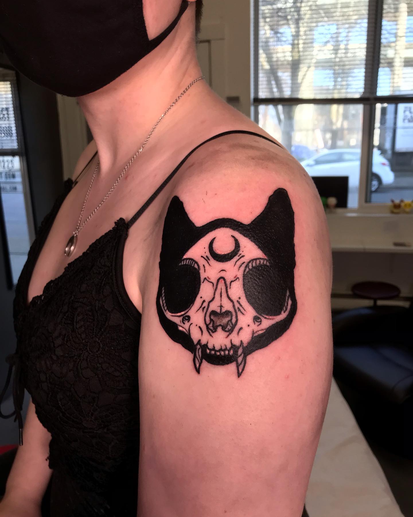 Tattoo by @twinleaftattoo — black_and_grey