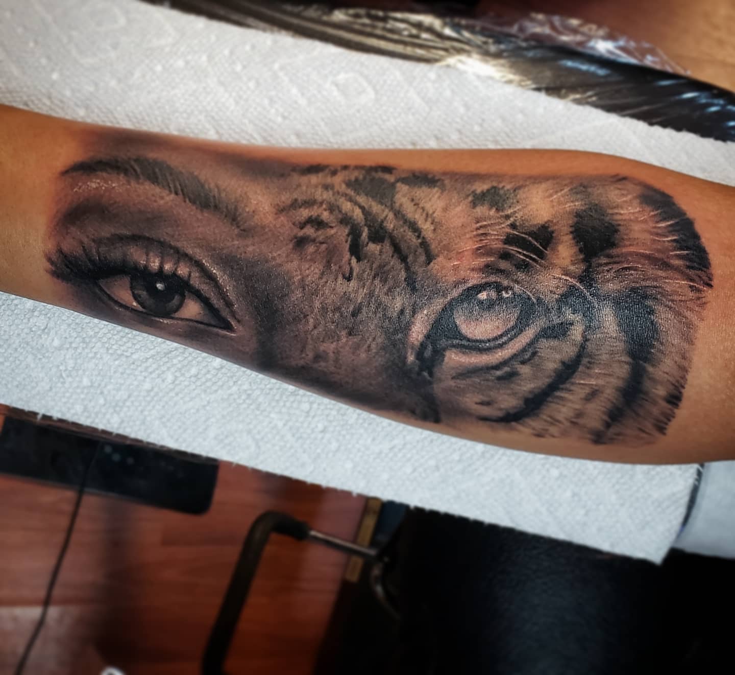 Tattoo by @art_by_quindeelmitchell — realism, dark_realism