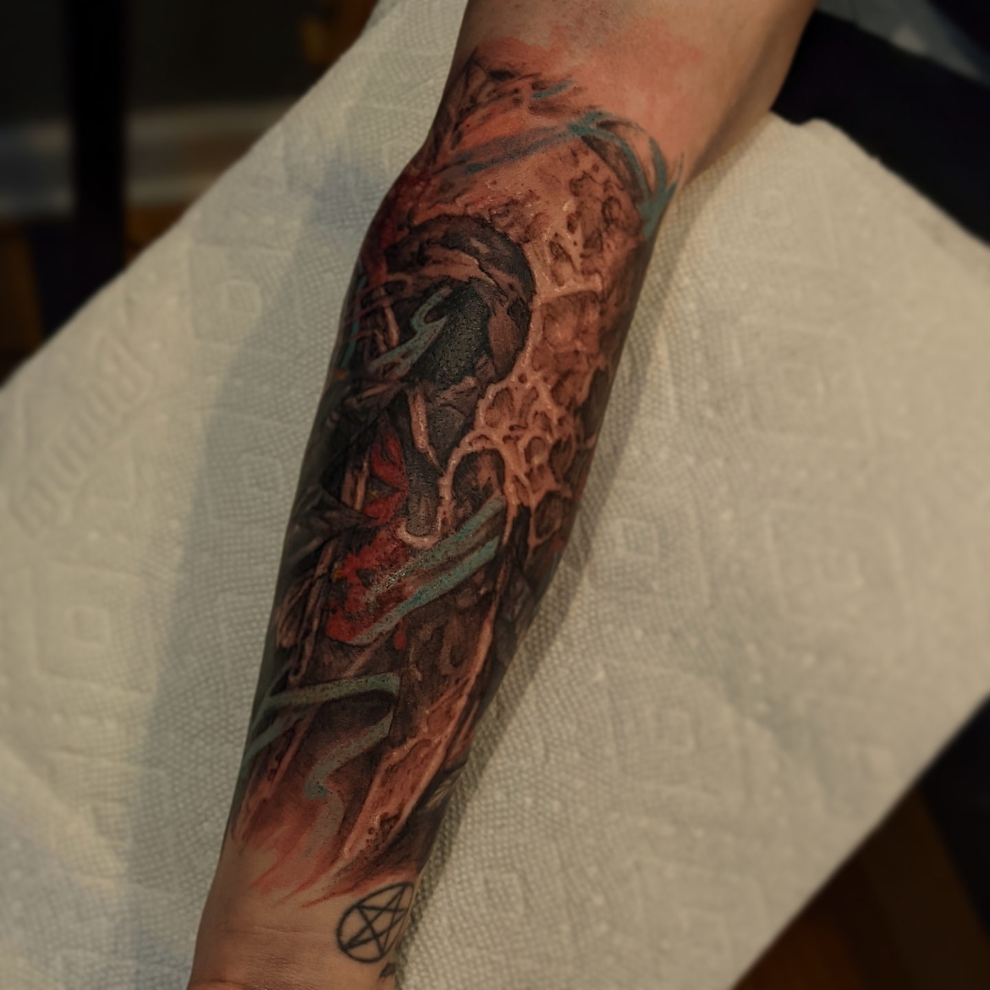 Tattoo by @allituttle — realism, dark_realism