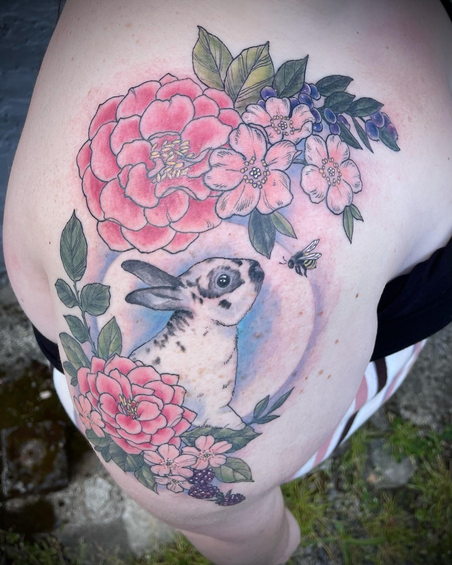 Tattoo by @tattoosbyanna — watercolor, realism