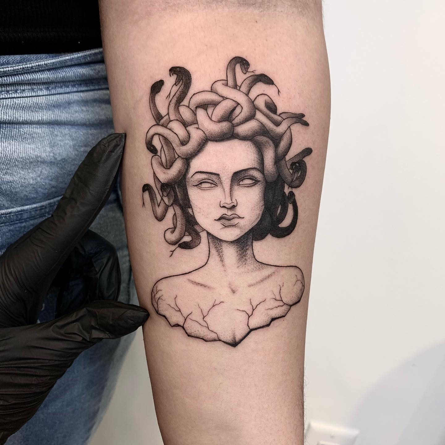 Tattoo by @ohmydarlingtattoos — black_and_grey, realism
