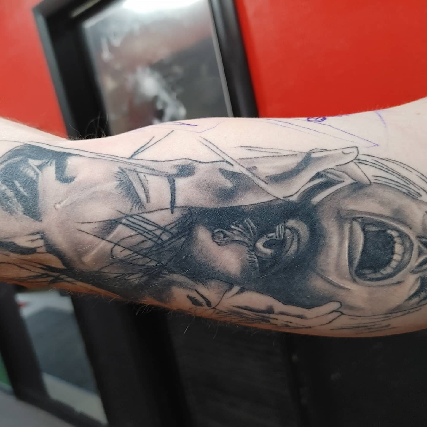 Tattoo by @erics.tattoos — dark_realism