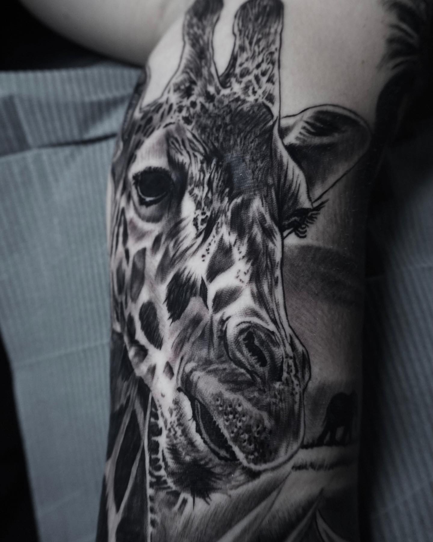 Tattoo by @b.cass_killingsword โ realism, black_and_grey