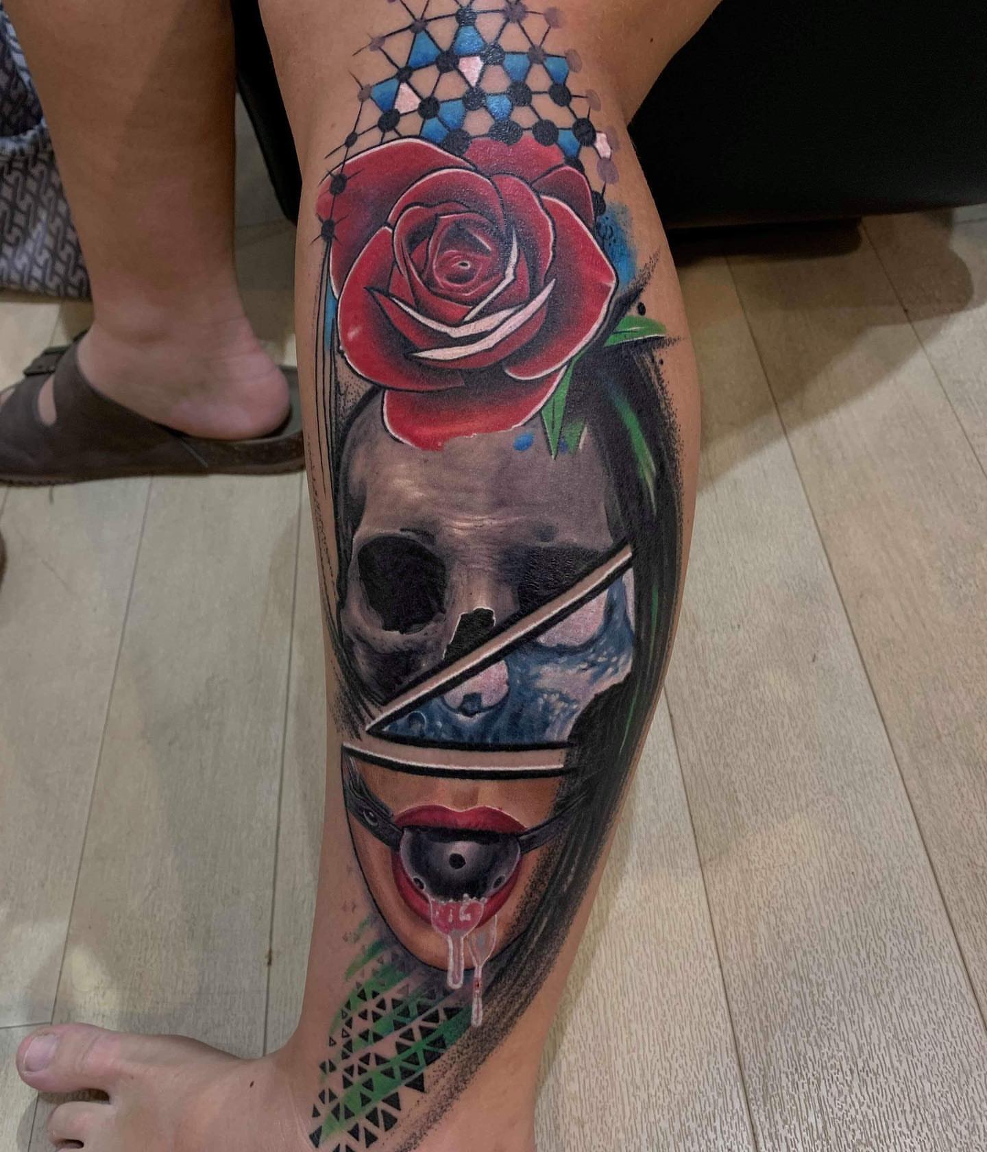 Tattoo by @vendoink — realism, dark_realism
