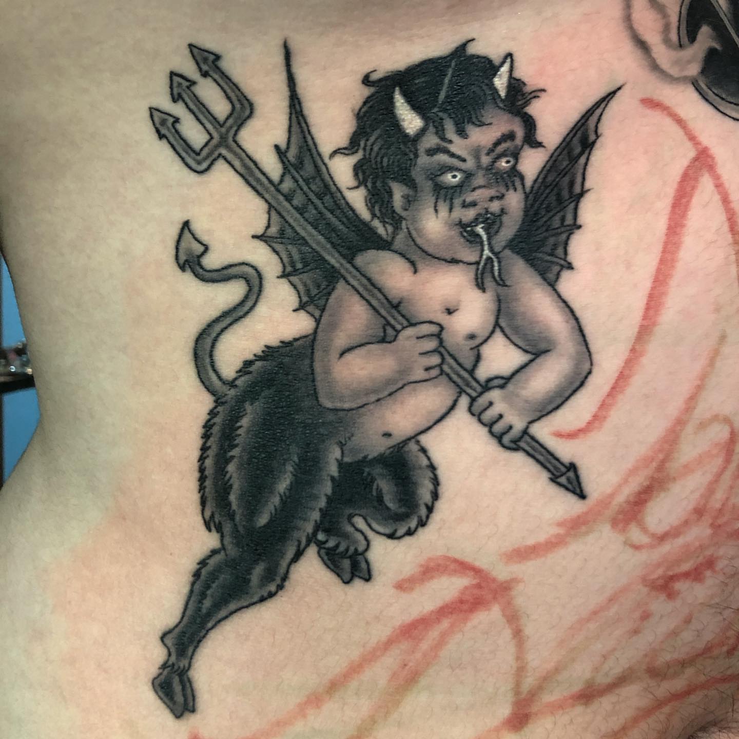 Tattoo by @markpeoplestattoos — black_and_grey