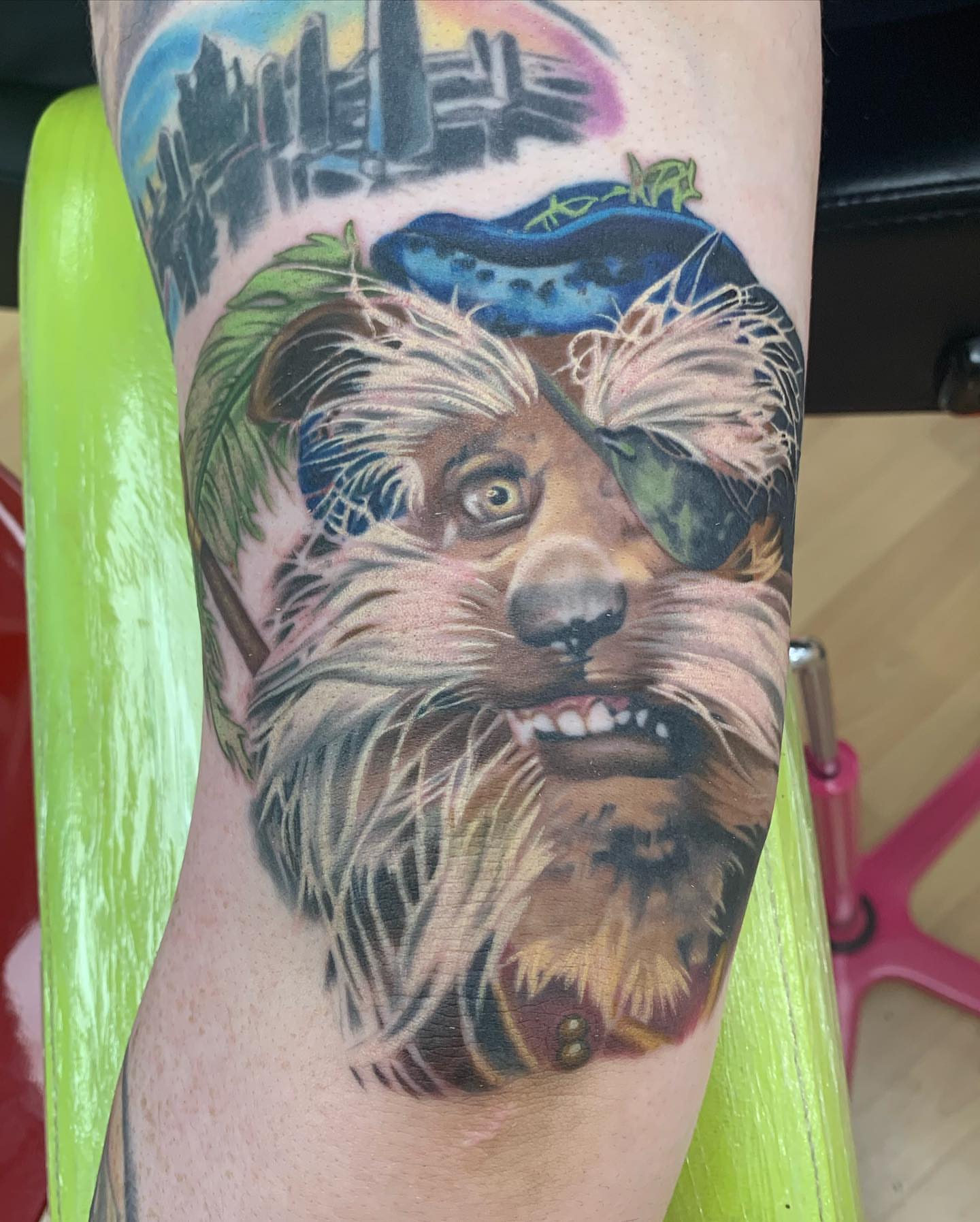 Beaver realism tattoo on the forearm by Ariel Robinson