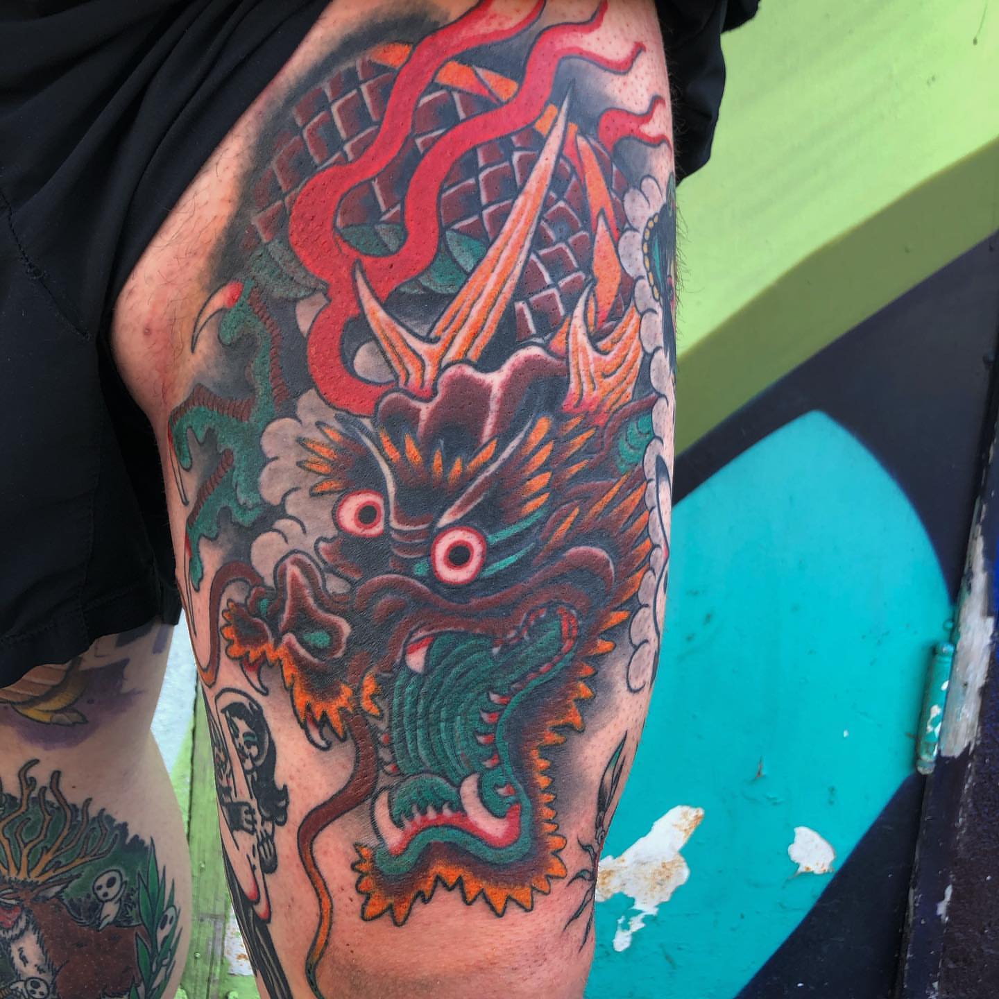Tattoo by @markpeoplestattoos — japanese_irezumi