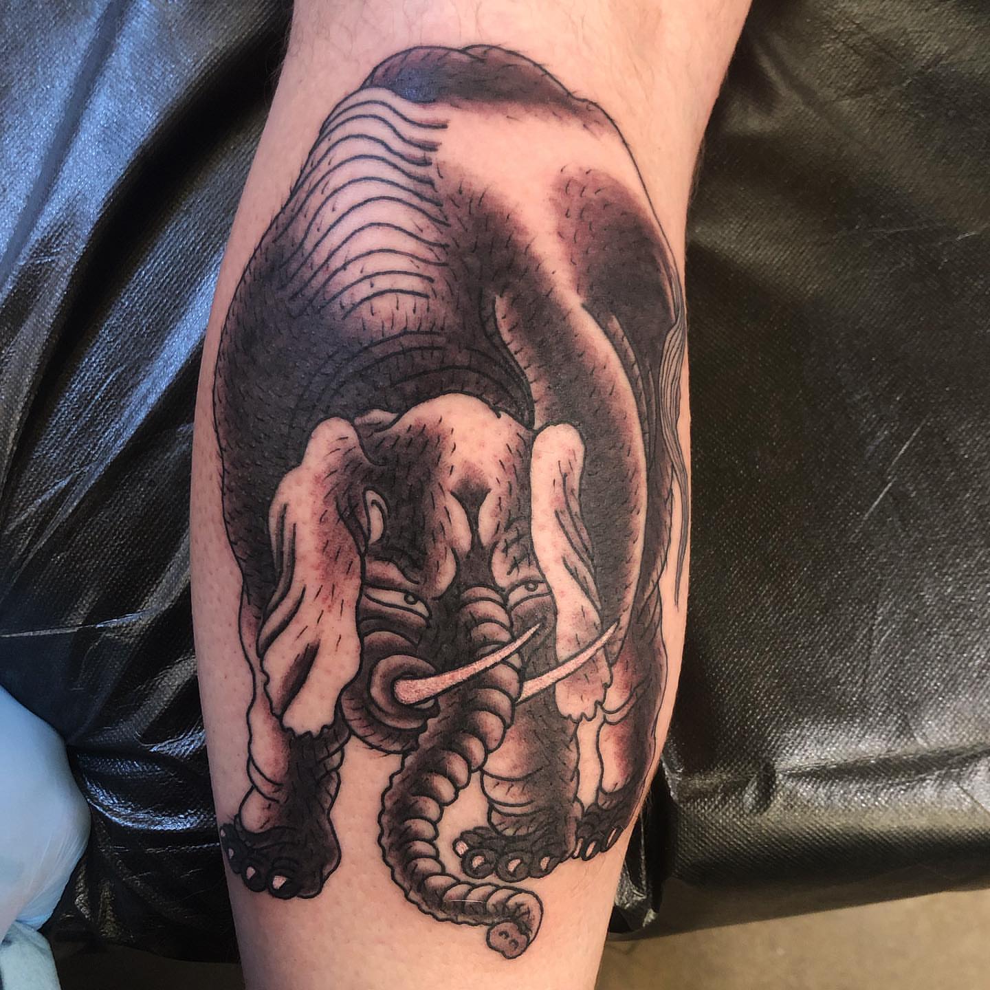 Tattoo by @markpeoplestattoos — black_and_grey