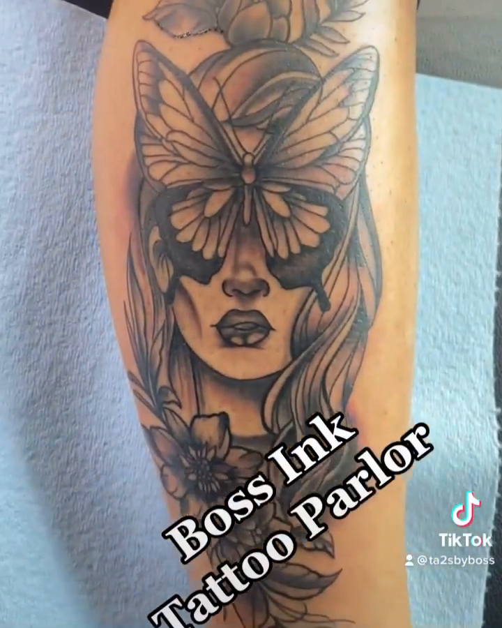 Tattoo by @ta2sbyboss — black_and_grey, realism