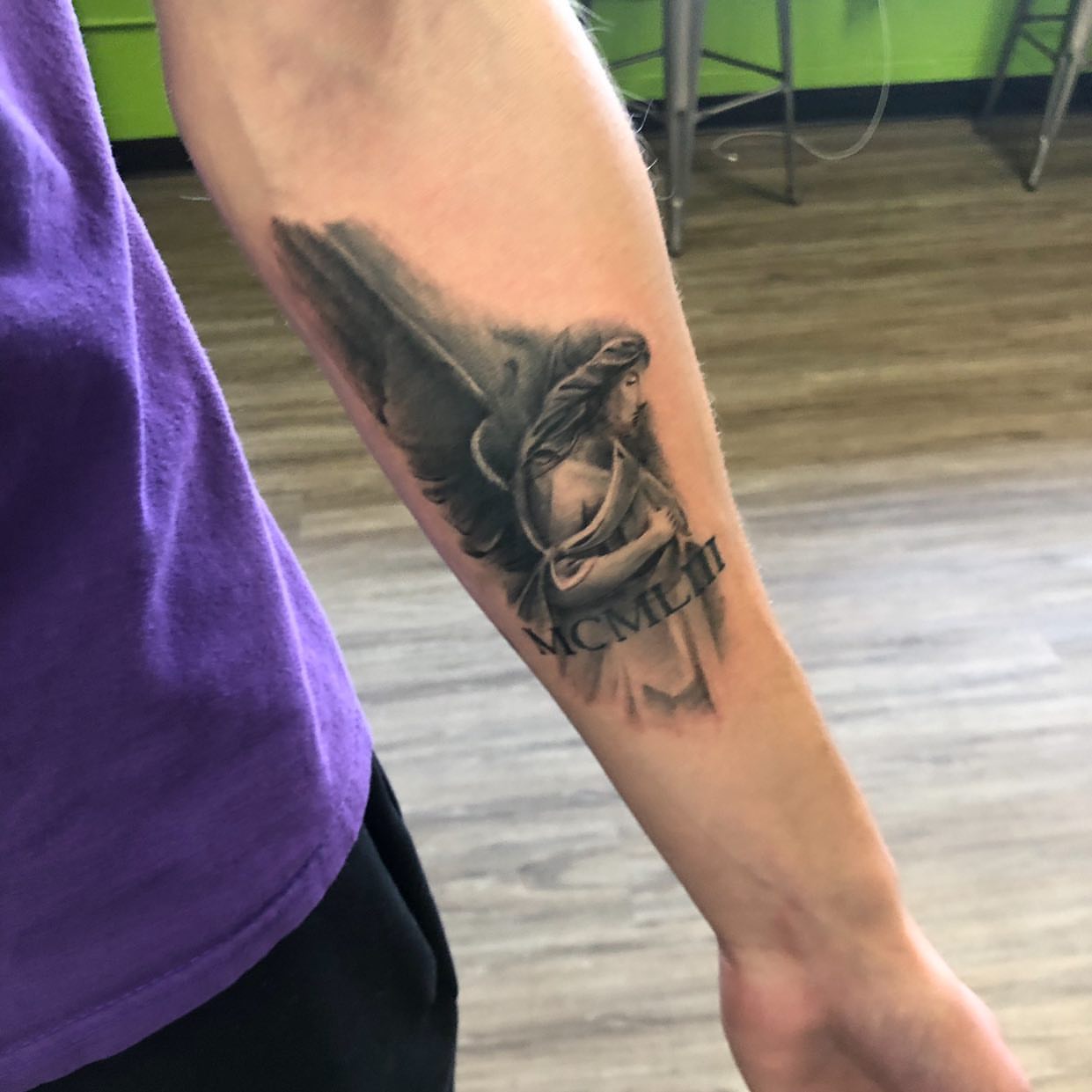 Tattoo by @nickjonestattoos — realism, dark_realism