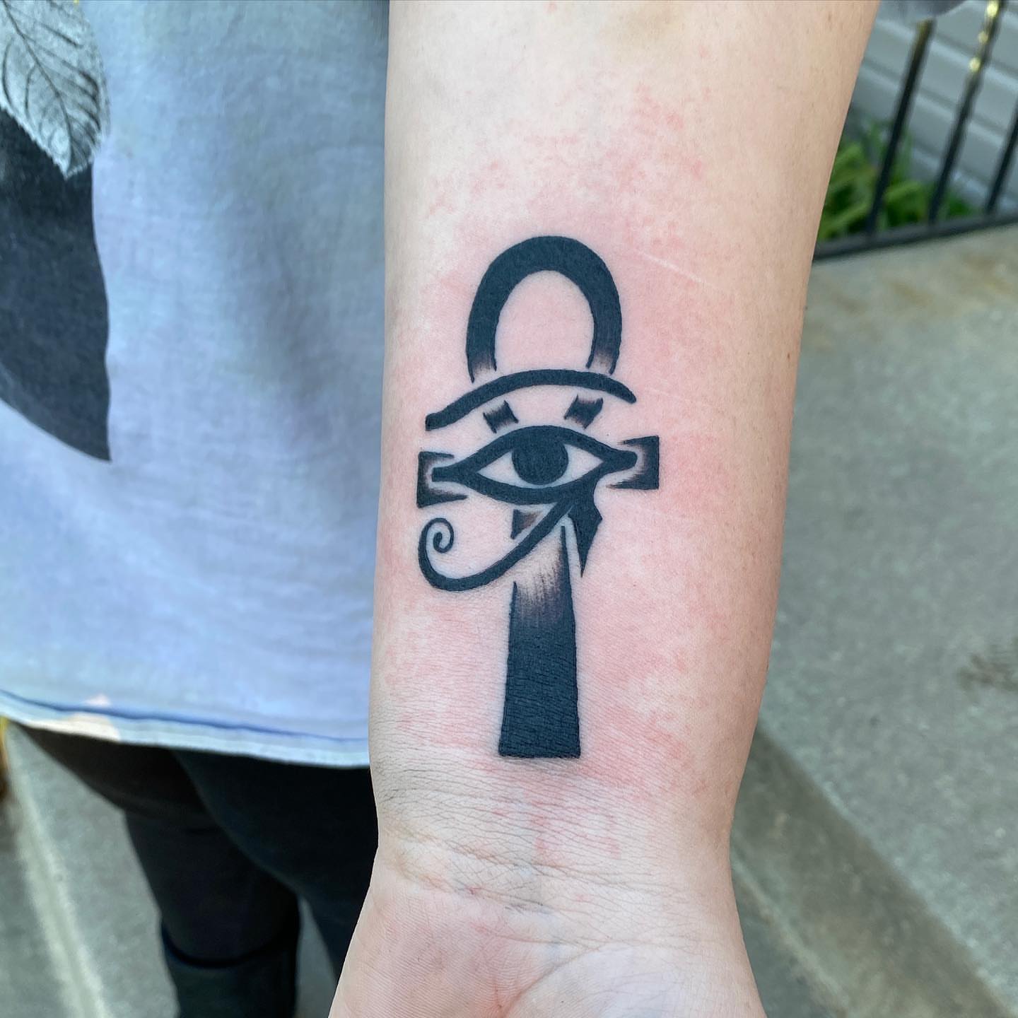 Tattoo by @gardenstatetattoo — black_and_grey