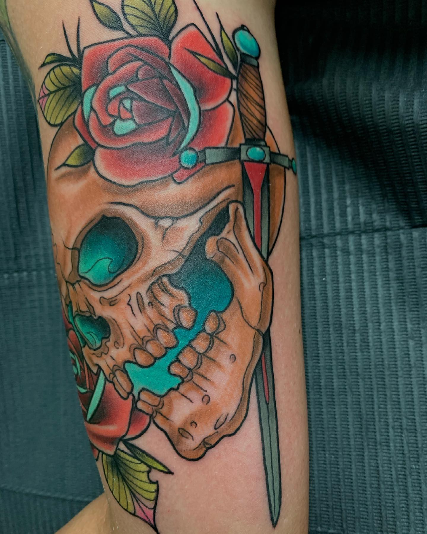 Tattoo by @erickcampion — american_traditional, realism