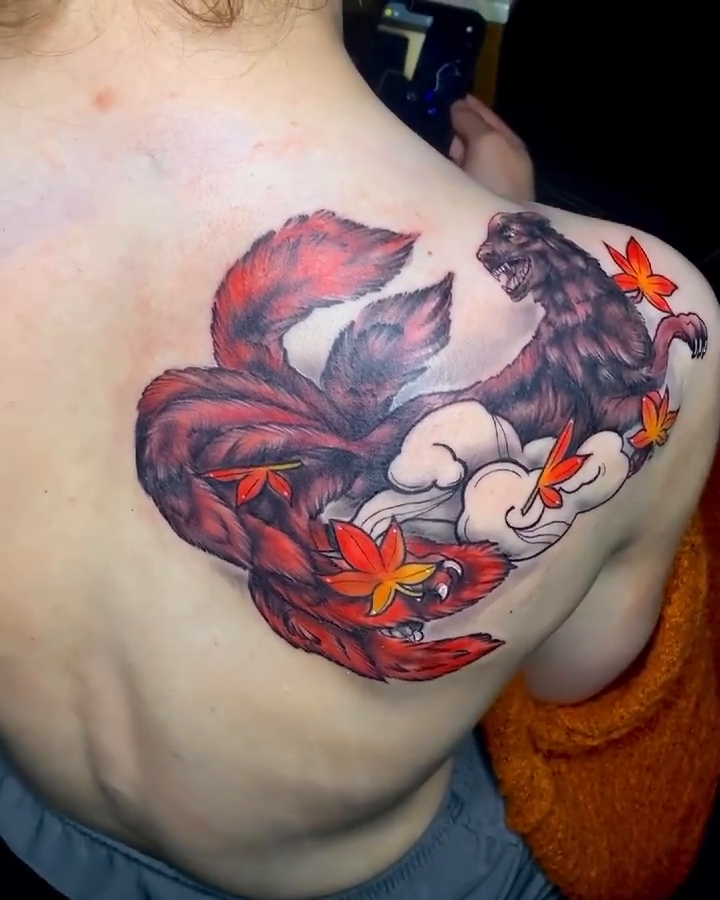 Tattoo by @lizpavtattoos — japanese_irezumi, realism