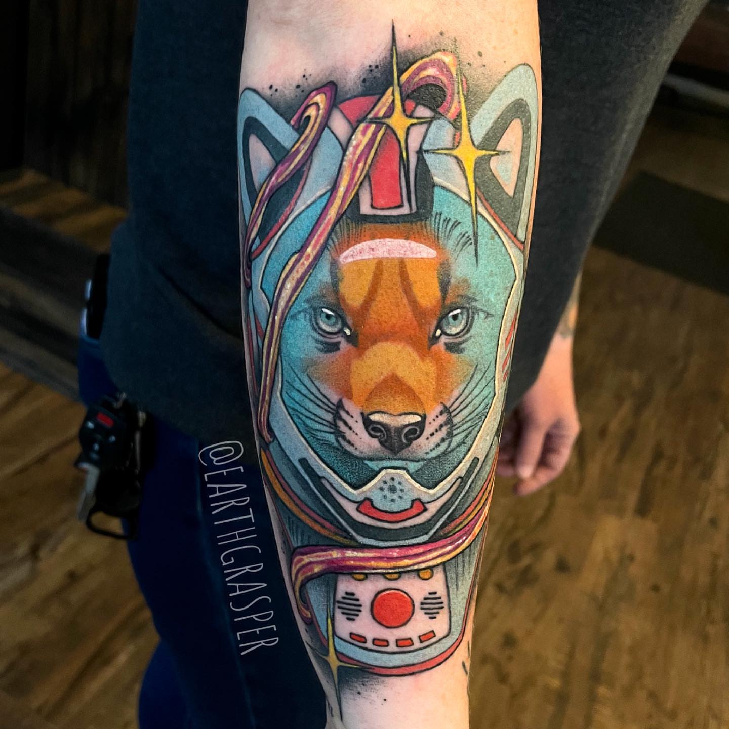 Tattoo by @earthgrasper — geometric