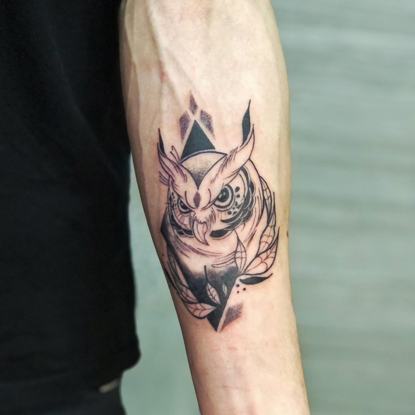 Tattoo by @romanostattoo — black_and_grey