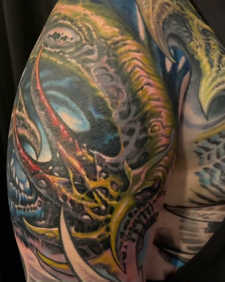 Tattoo by @shainesmithtattoo — realism, dark_realism