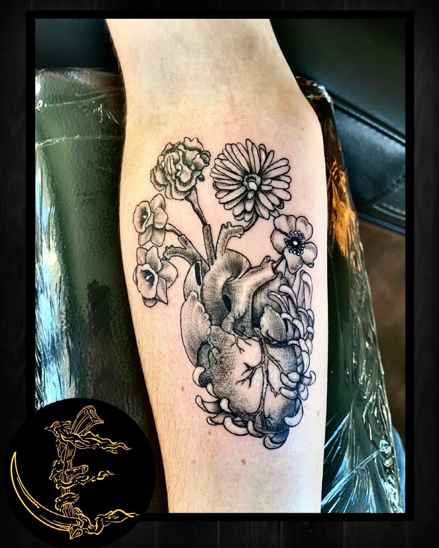 Tattoo by @jamisonellsworthtattoos β dotwork, black_and_grey