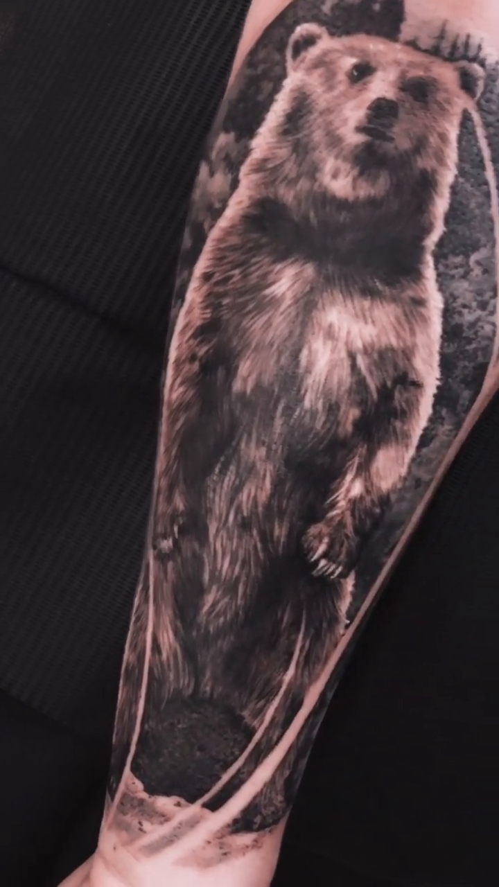 Tattoo by @zach.the.ripperr โ realism, black_and_grey