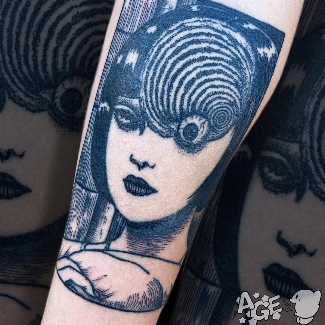 Tattoo by @agedragotattoo β black_and_grey, illustrative