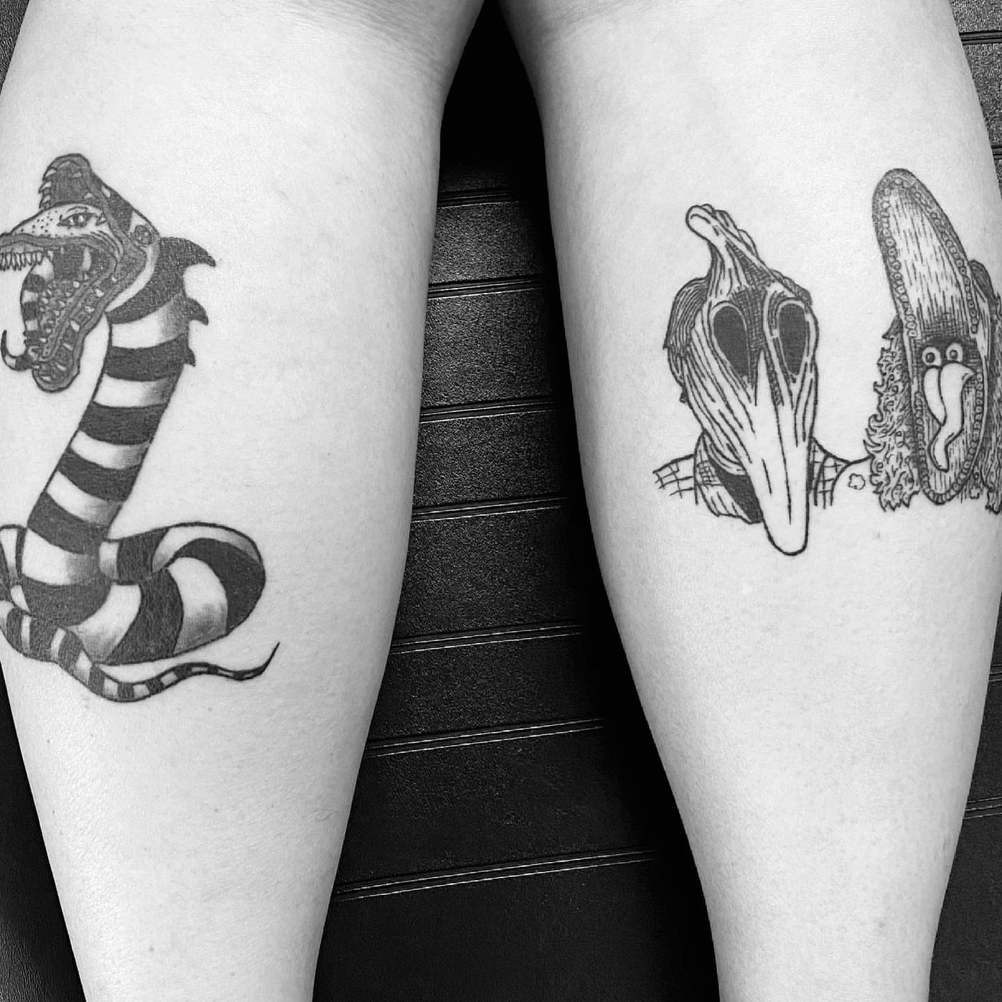 Tattoo by @alandapanda — black_and_grey, realism