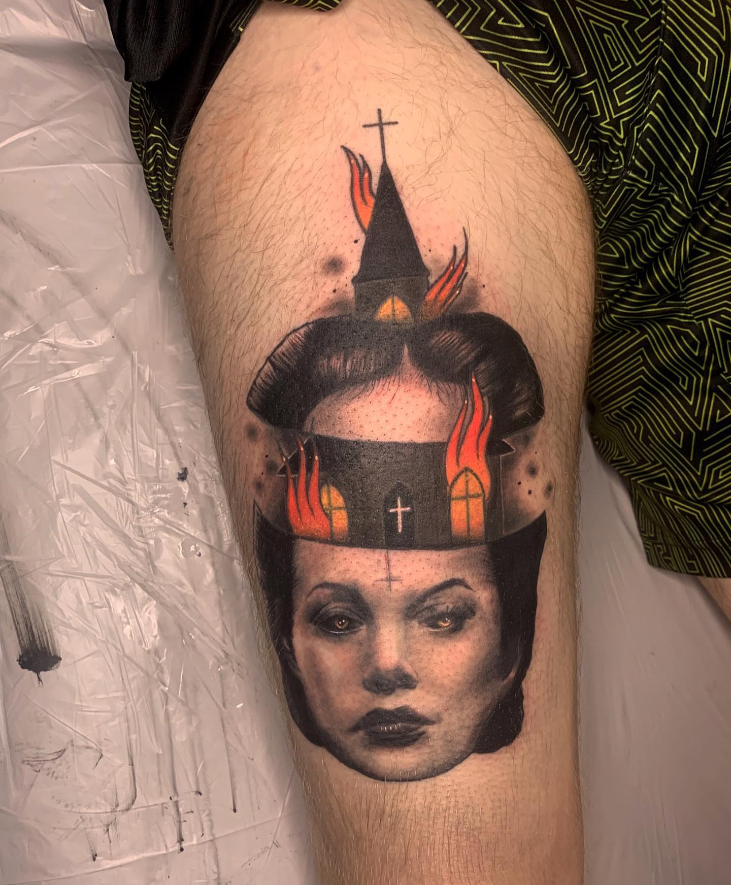 Tattoo by @lizpavtattoos — dark_realism