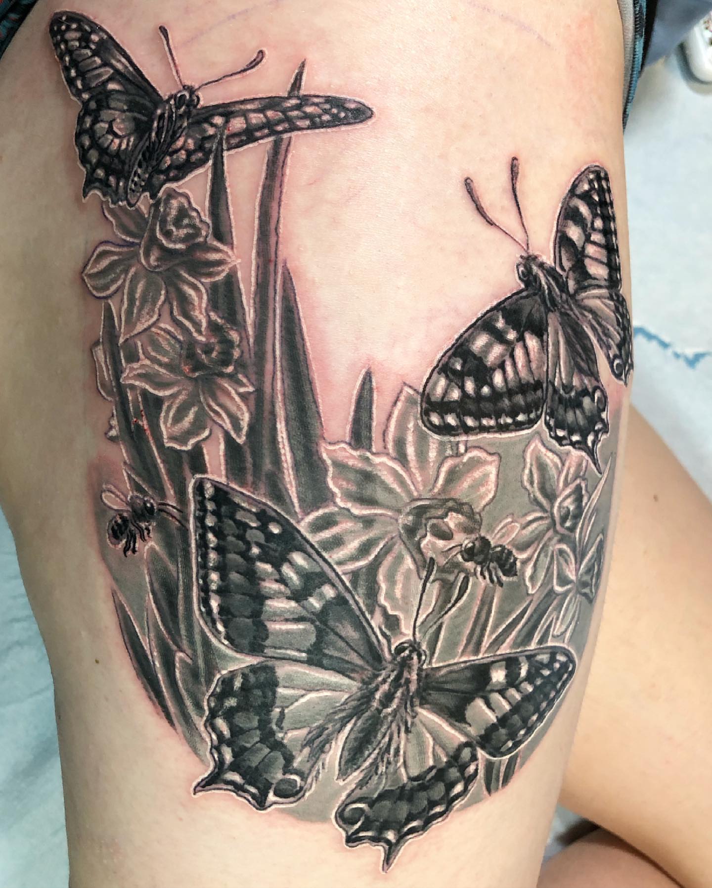 Tattoo by @jameskernart — realism, black_and_grey
