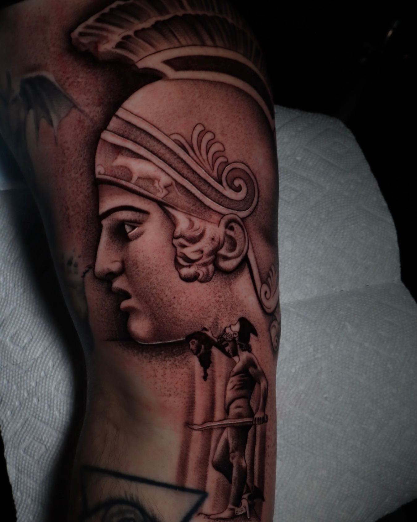 Tattoo by @davidxtattoos — realism, black_and_grey
