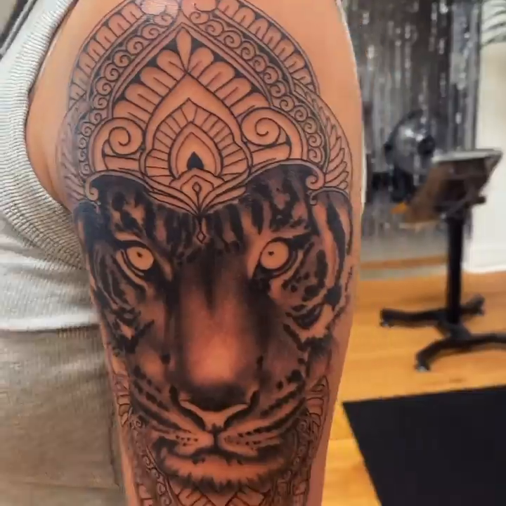 Tattoo work at Three Rivers Tattoo Convention 2026