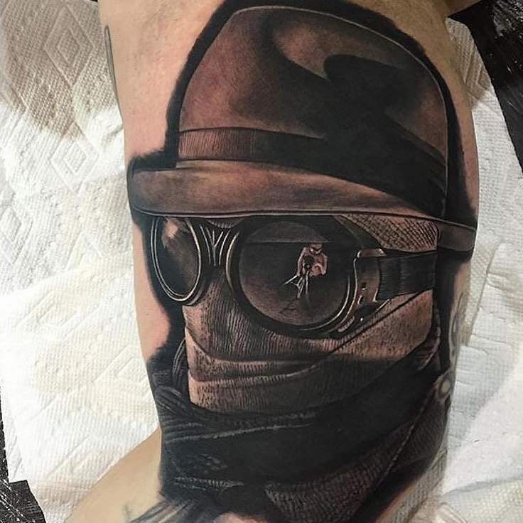 Tattoo by @payaso187 — realism, black_and_grey
